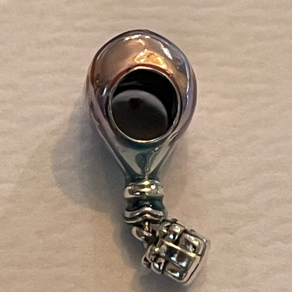 New Authentic Pandora Happy Birthday Purple Hot air balloon dangle charm - Picture 6 of 9